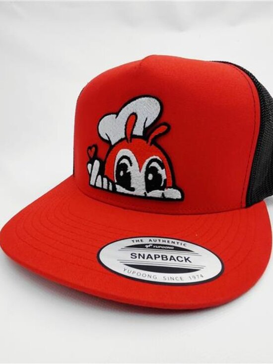 Jollibee Hat Handmade in USA Embroidered Filipino Pride Pinoy Chickenjoy Dad Cap main image 4